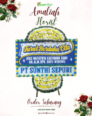 Papan Bunga Duka di Muncung